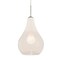 Besa Lighting Leon Cord Pendant, Milky White, Satin Nickel Finish, 1x60W Medium base 1JT-LEONMW-SN - alternate 1